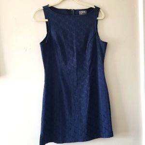 City Triangles dark navy blue formal dress, M